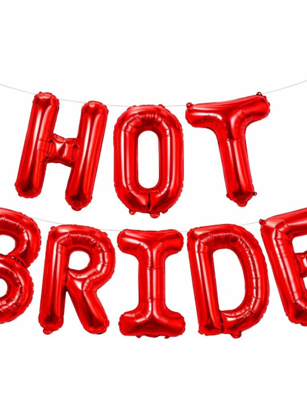 Red Hot Bride Balloons For Red Bachelorette Party Decorations